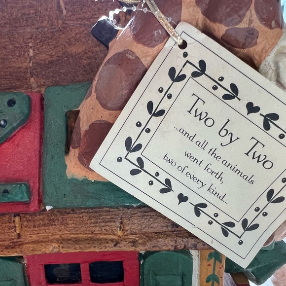 House of Hatten Vintage Charming Noah's Ark Animal Figurine Set - Picture 8 of 9